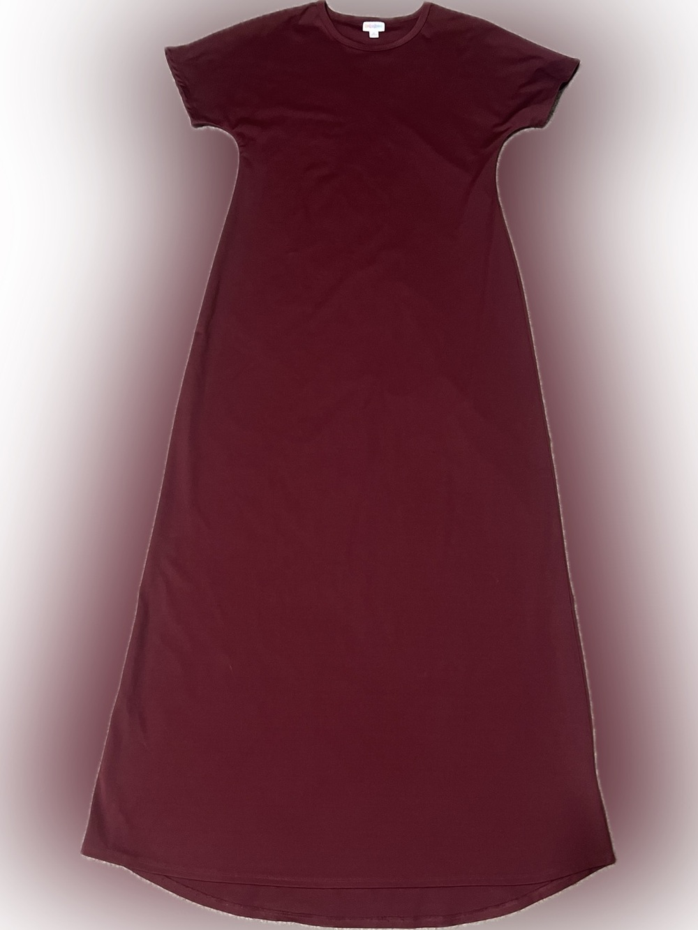 LuLaRoe Deep‎ Burgundy Maxi Tee Dress